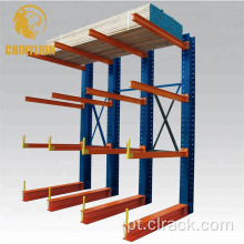 Cantilever racking para tubos de setor e aço longos